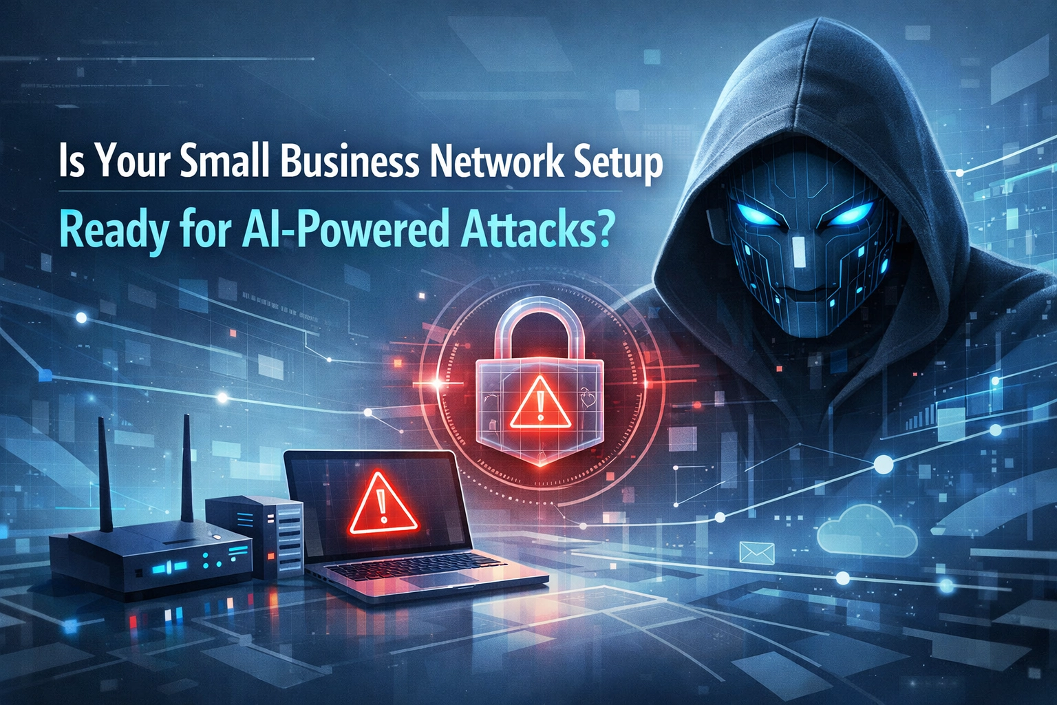 Featured image for “Is Your Small Business Network Setup Ready for AI-Powered Attacks?”