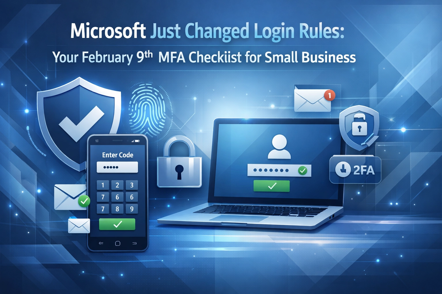 Featured image for “Microsoft Just Changed Login Rules: Your February 9th MFA Checklist for Small Business”