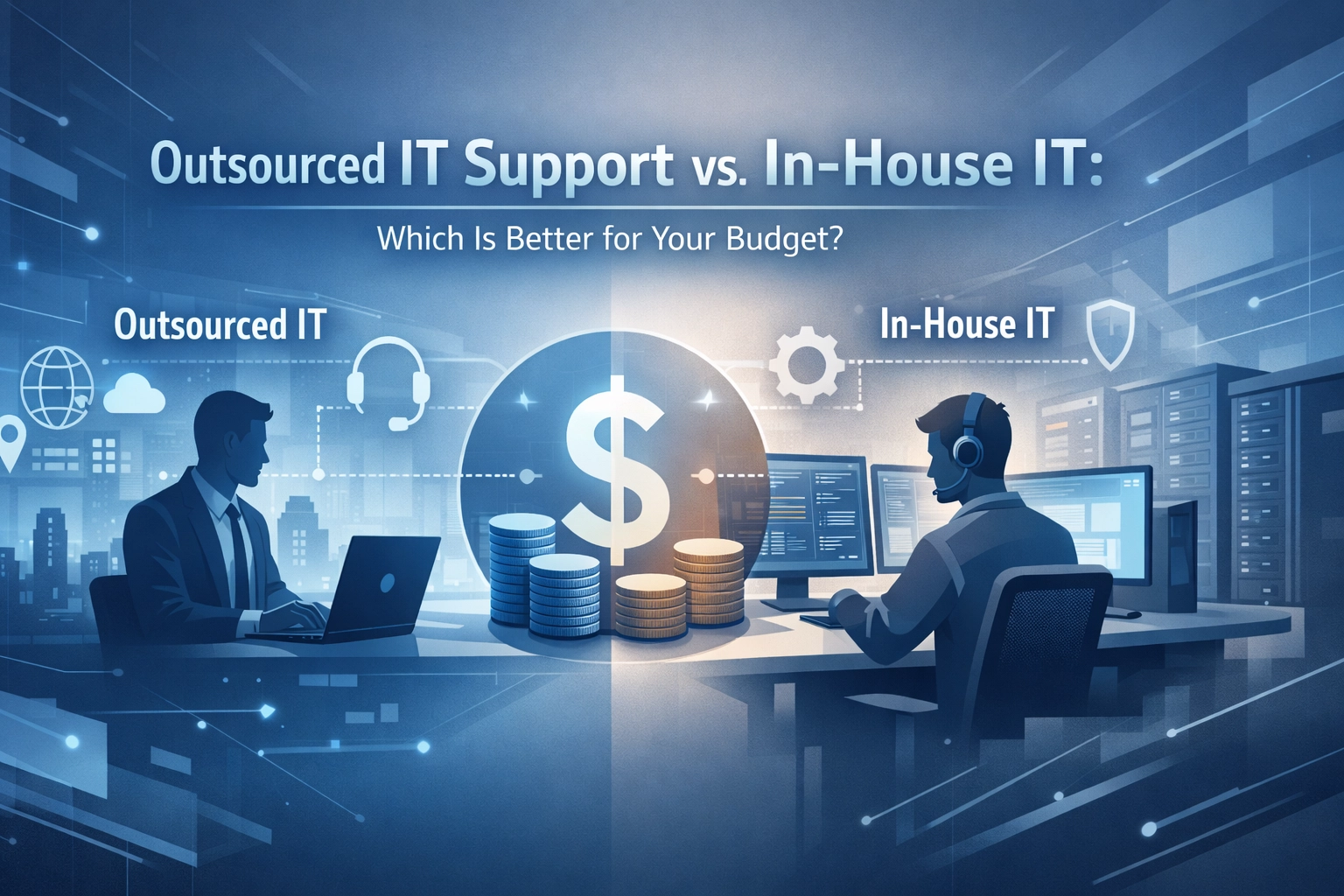 Featured image for “Outsourced IT Support vs. In-House IT: Which Is Better for Your Budget?”