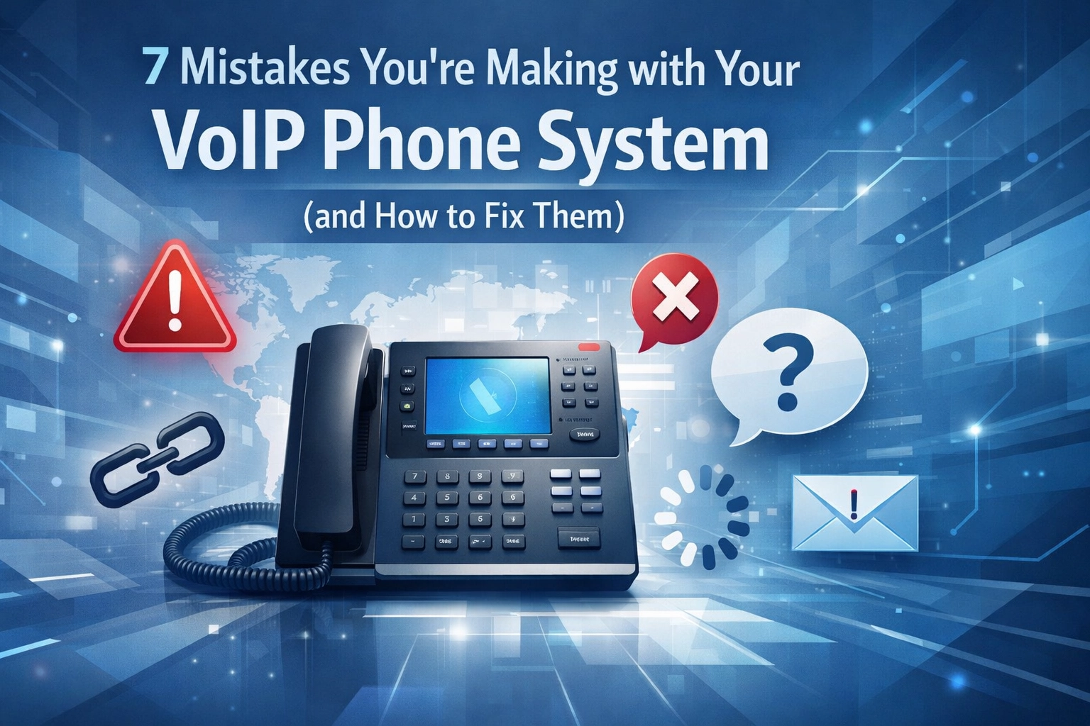 Featured image for “7 Mistakes You’re Making with Your VoIP Phone System (and How to Fix Them)”