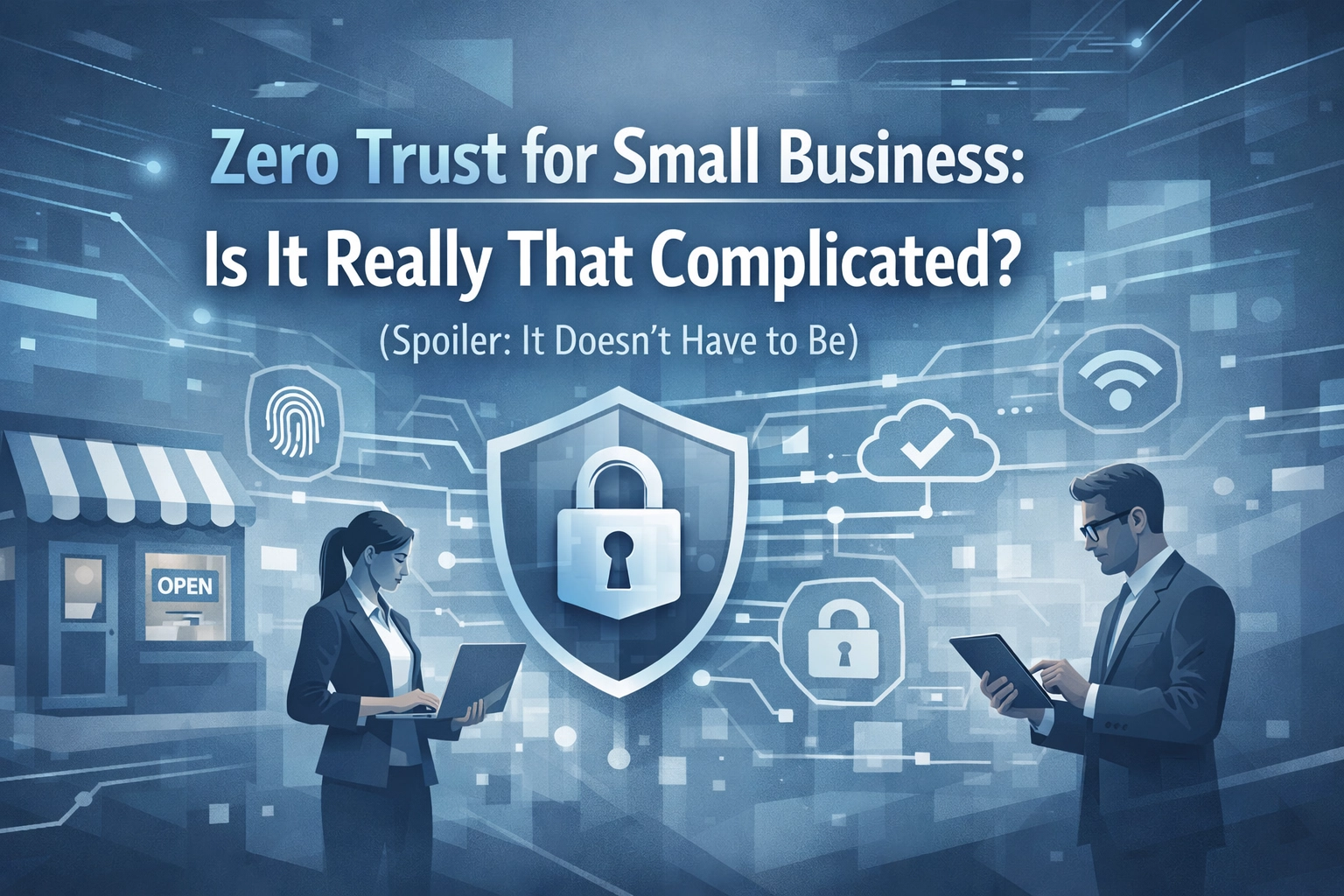 Featured image for “Zero Trust for Small Business: Is It Really That Complicated? (Spoiler: It Doesn’t Have to Be)”