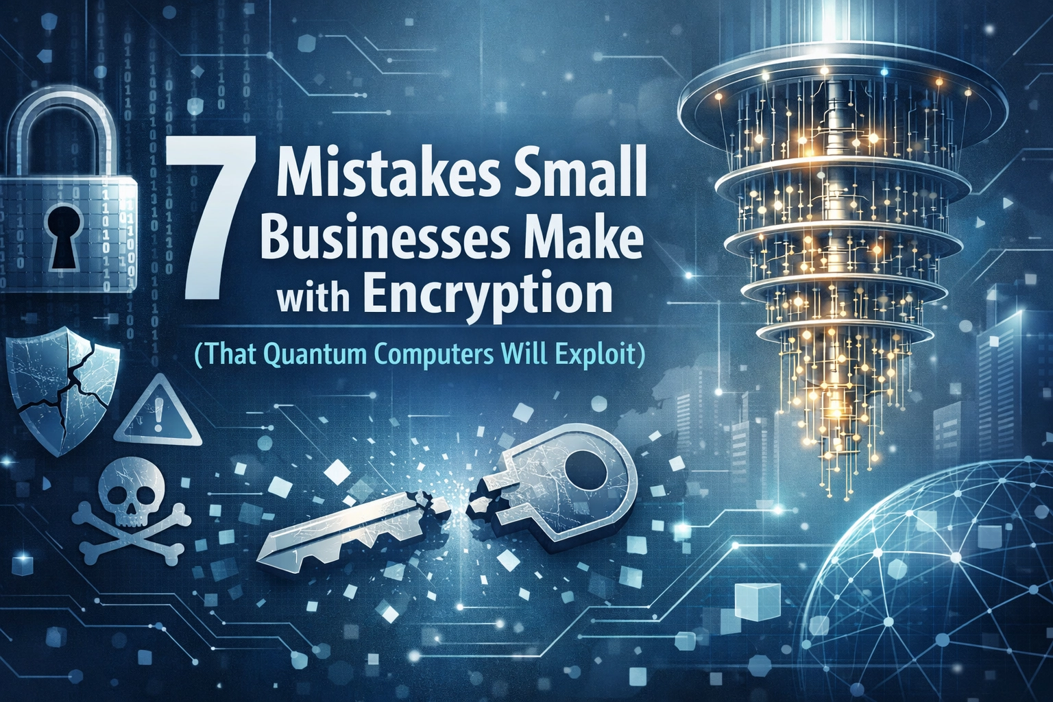 Featured image for “7 Mistakes Small Businesses Make with Encryption (That Quantum Computers Will Exploit)”