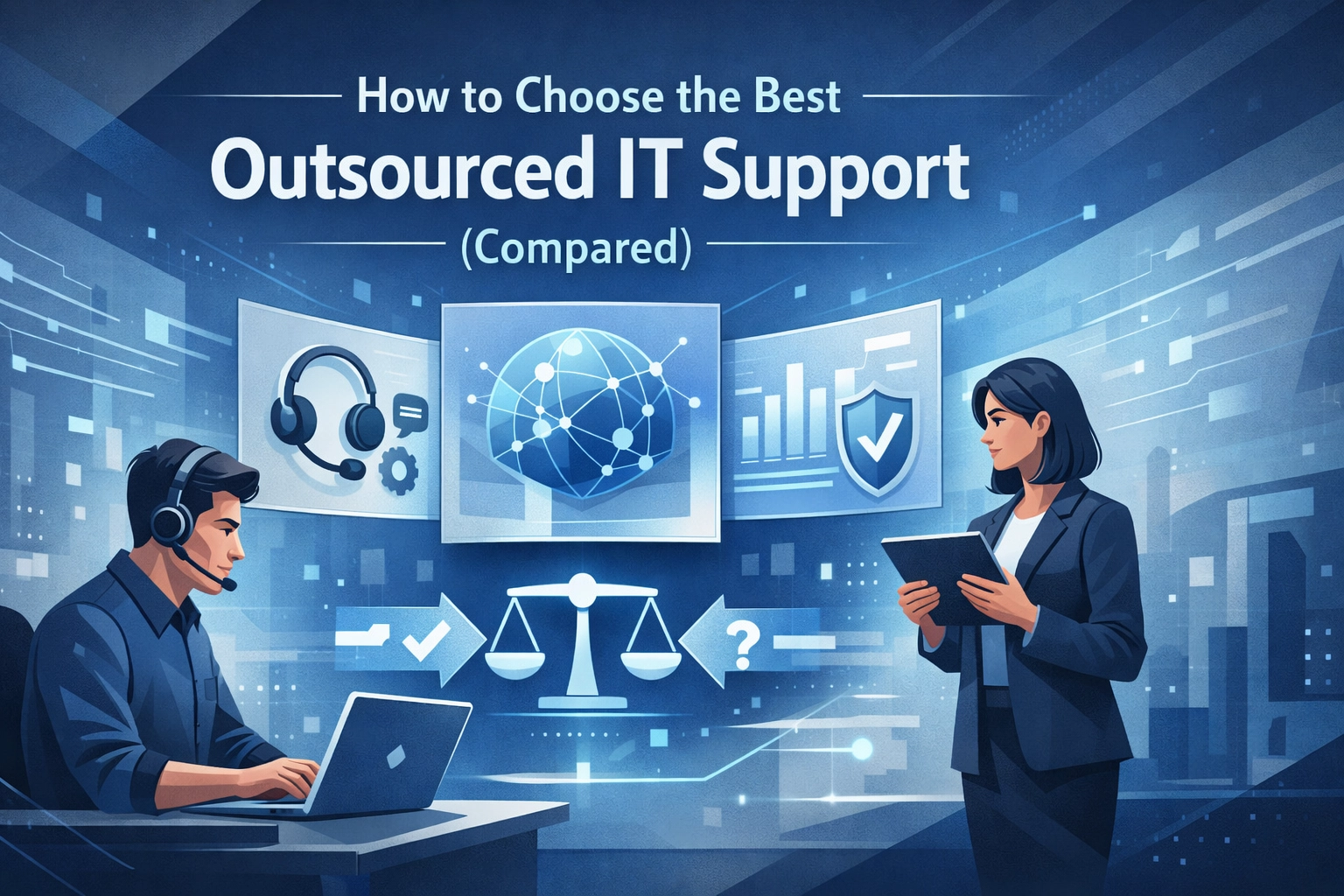 Featured image for “How to Choose the Best Outsourced IT Support (Compared)”
