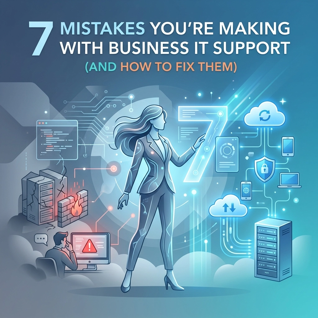 Featured image for “7 Mistakes You’re Making with Business IT Support (And How to Fix Them)”