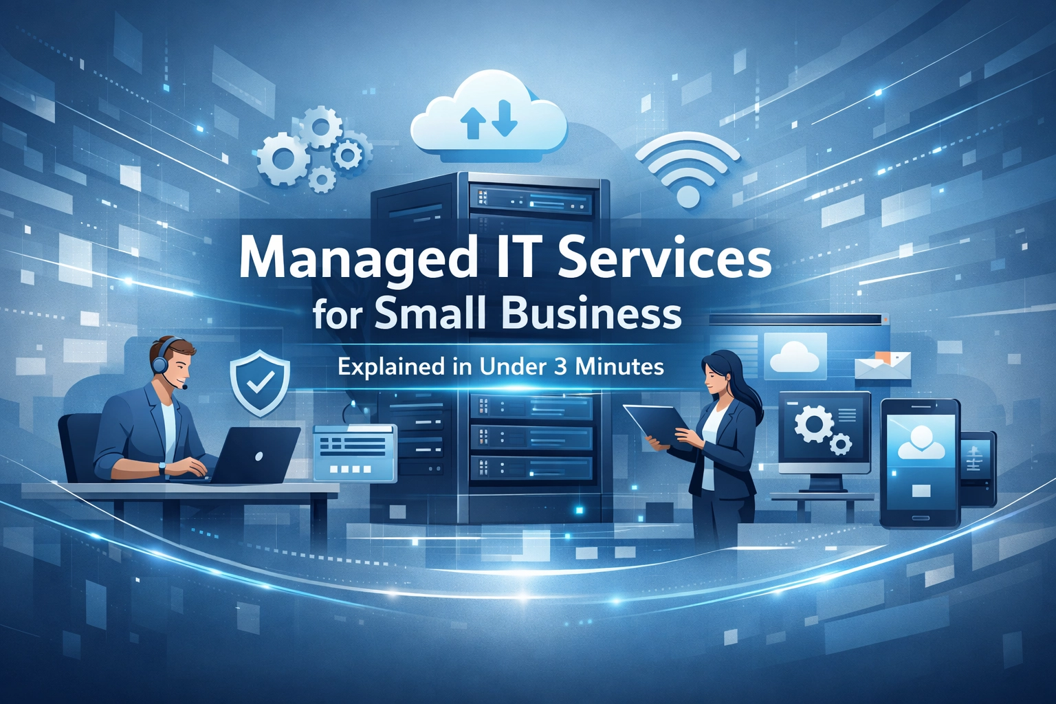 Featured image for “Managed IT Services for Small Business Explained in Under 3 Minutes”