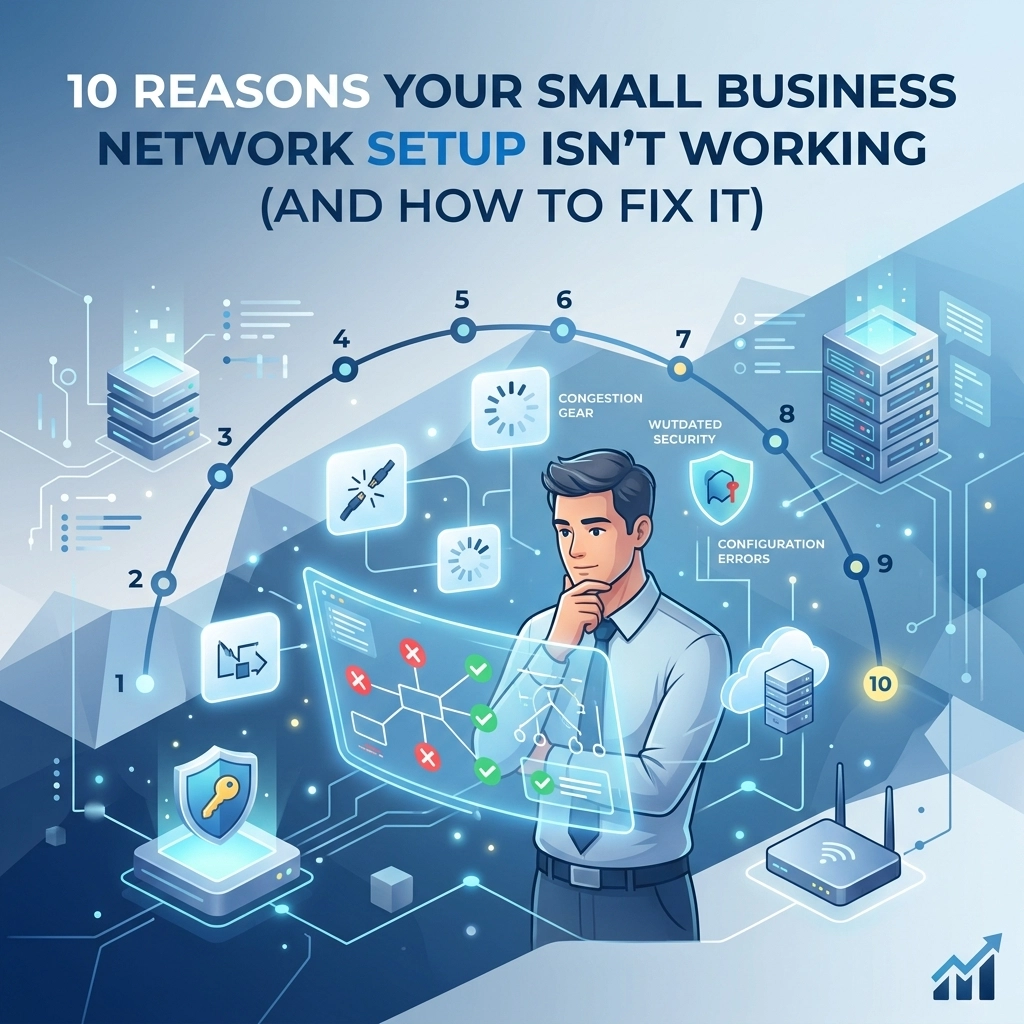 Featured image for “10 Reasons Your Small Business Network Setup Isn’t Working (And How to Fix It)”