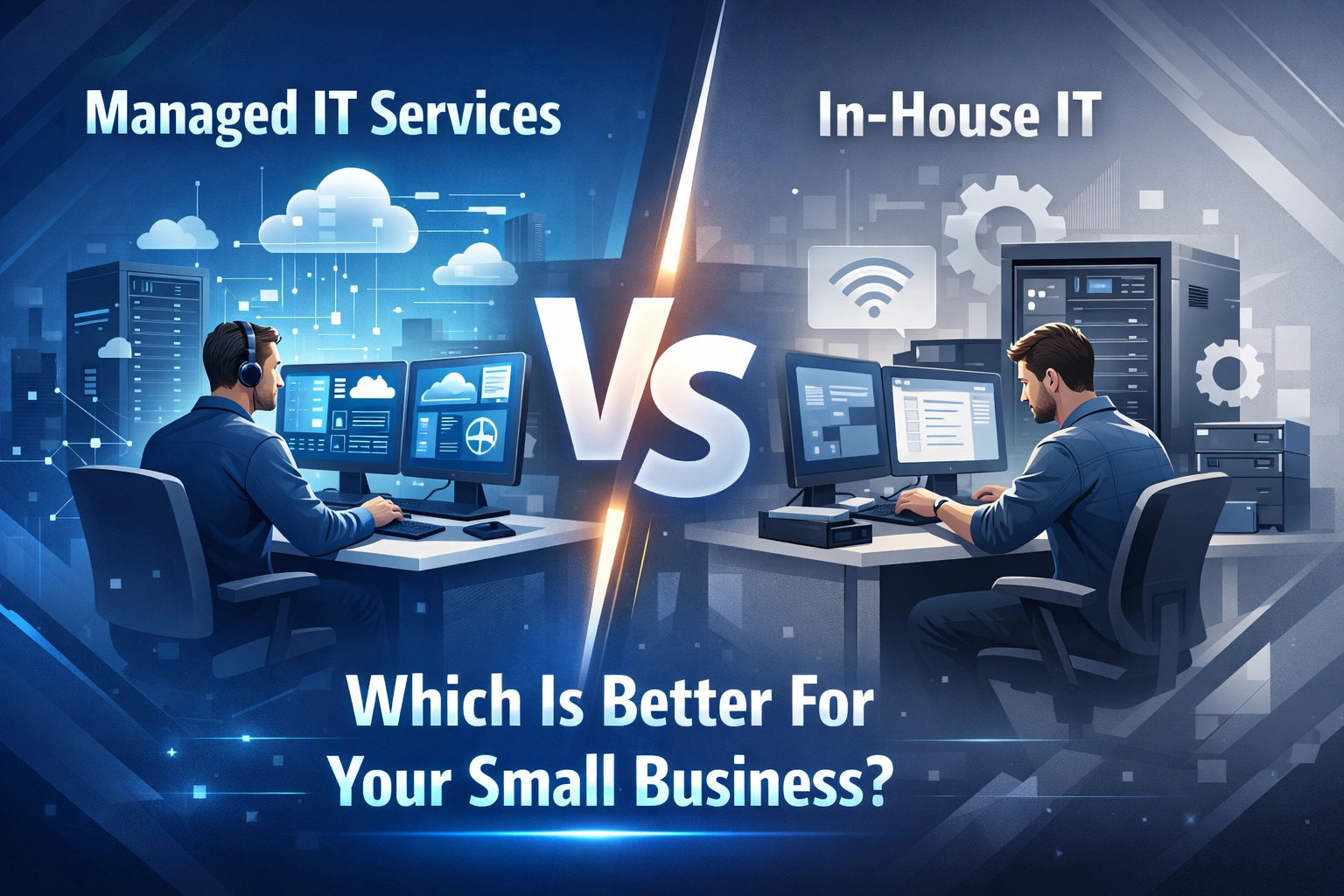Featured image for “Managed IT Services Vs. In-House IT: Which Is Better For Your Small Business?”