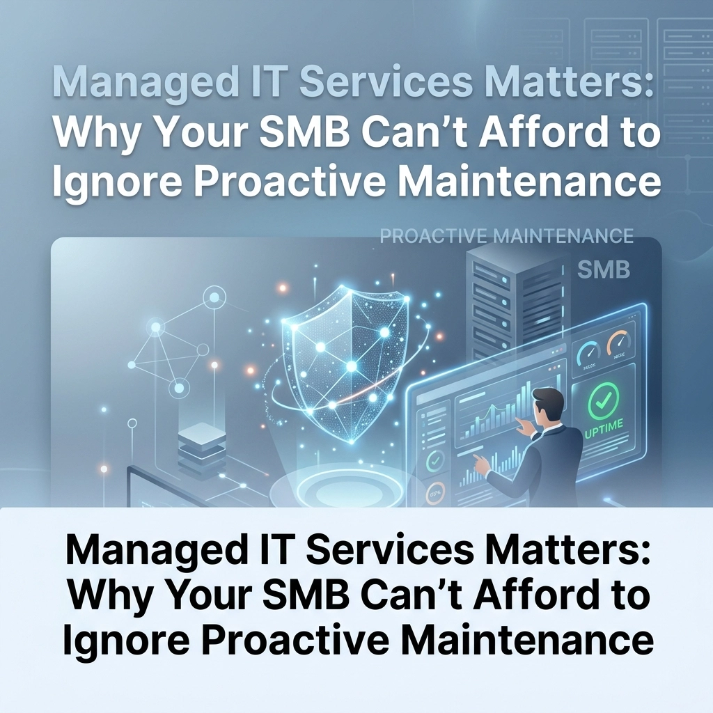 Featured image for “Managed IT Services Matters: Why Your SMB Can’t Afford to Ignore Proactive Maintenance”