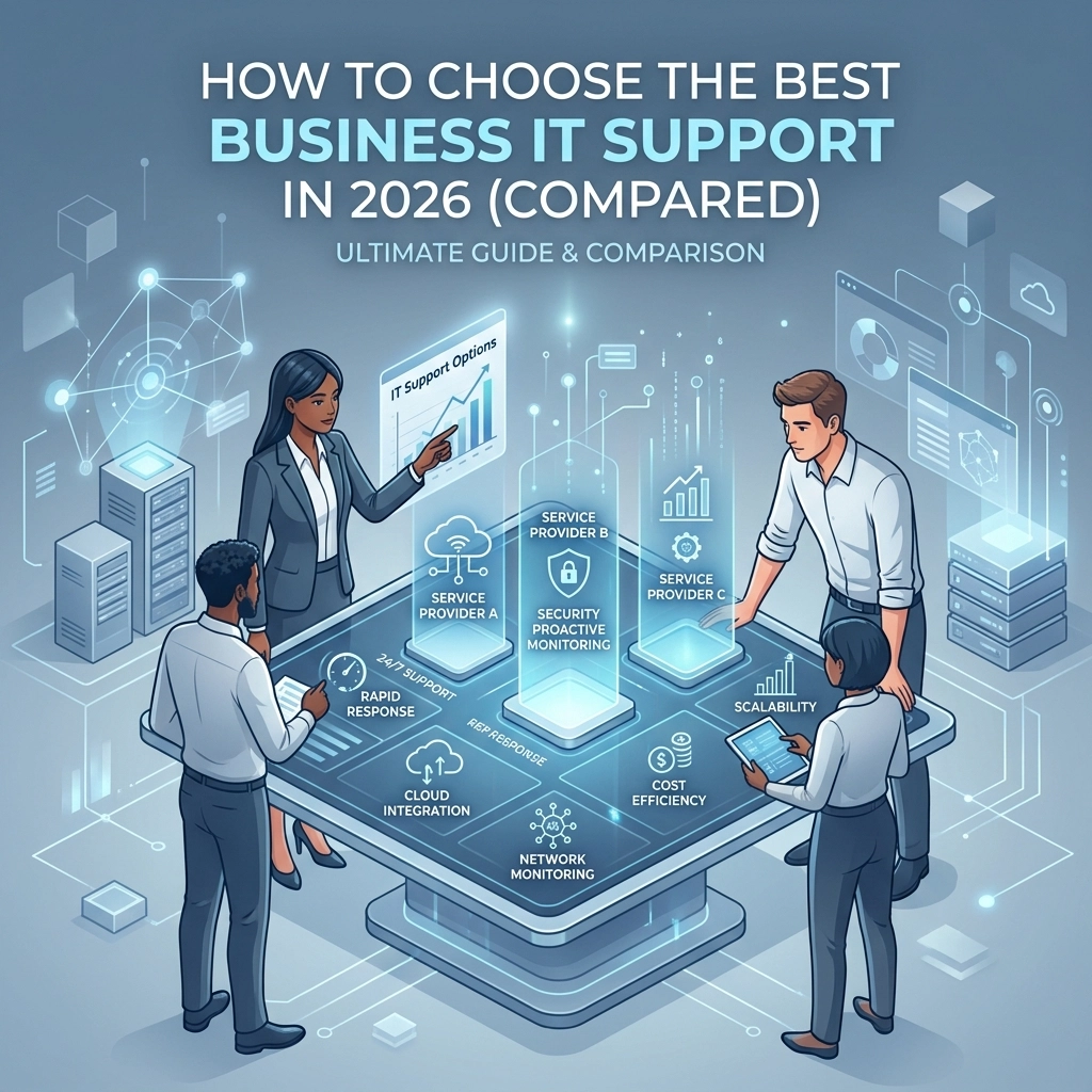 Featured image for “How to Choose the Best Business IT Support in 2026 (Compared)”