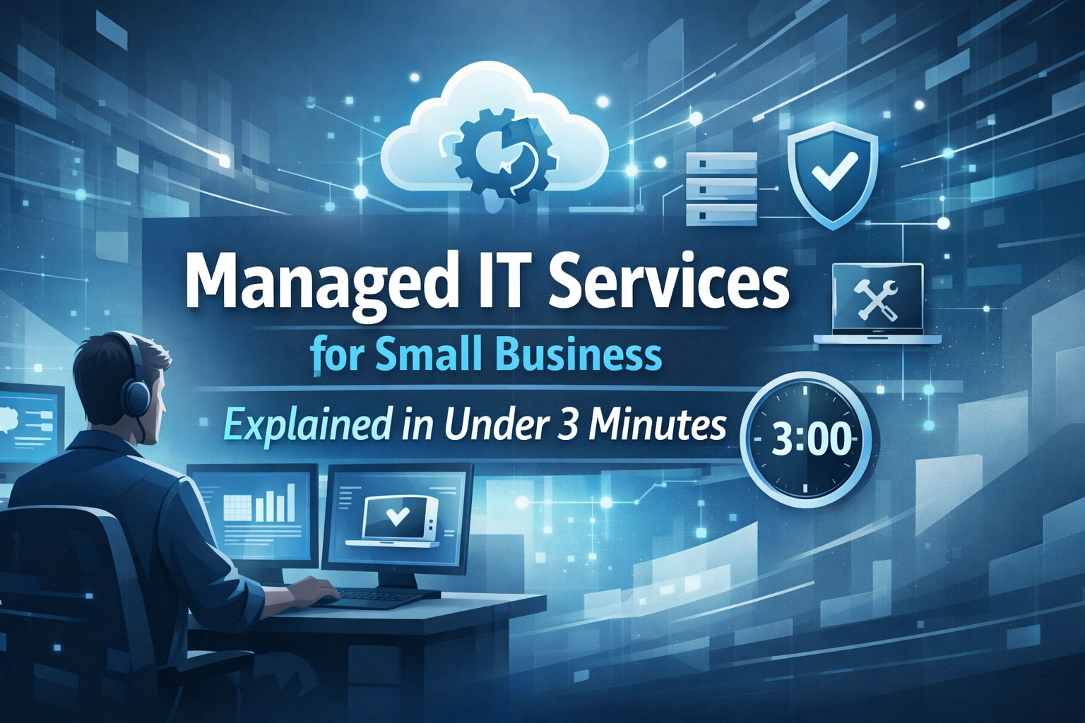 Featured image for “Managed IT Services for Small Business Explained in Under 3 Minutes”