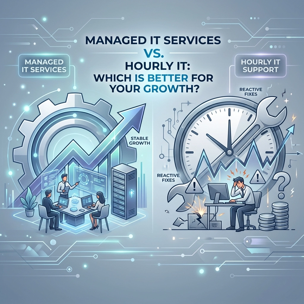 Featured image for “Managed IT Services for Small Business vs. Hourly IT: Which Is Better for Your Growth?”
