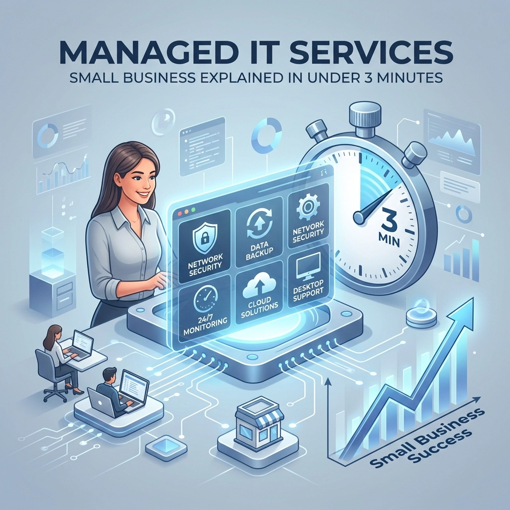 Featured image for “Managed IT Services for Small Business Explained in Under 3 Minutes”