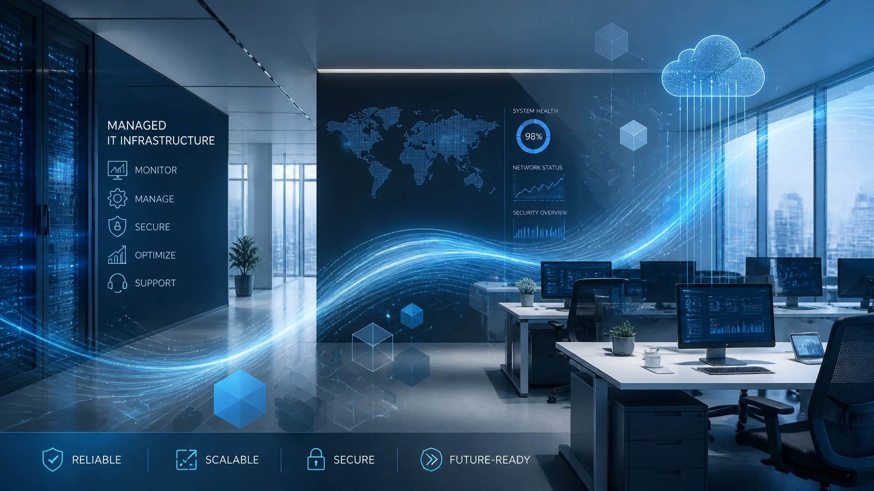 Featured image for “How to Choose the Best Managed IT Services for Small Business (Compared to Hybrid IT Models)”