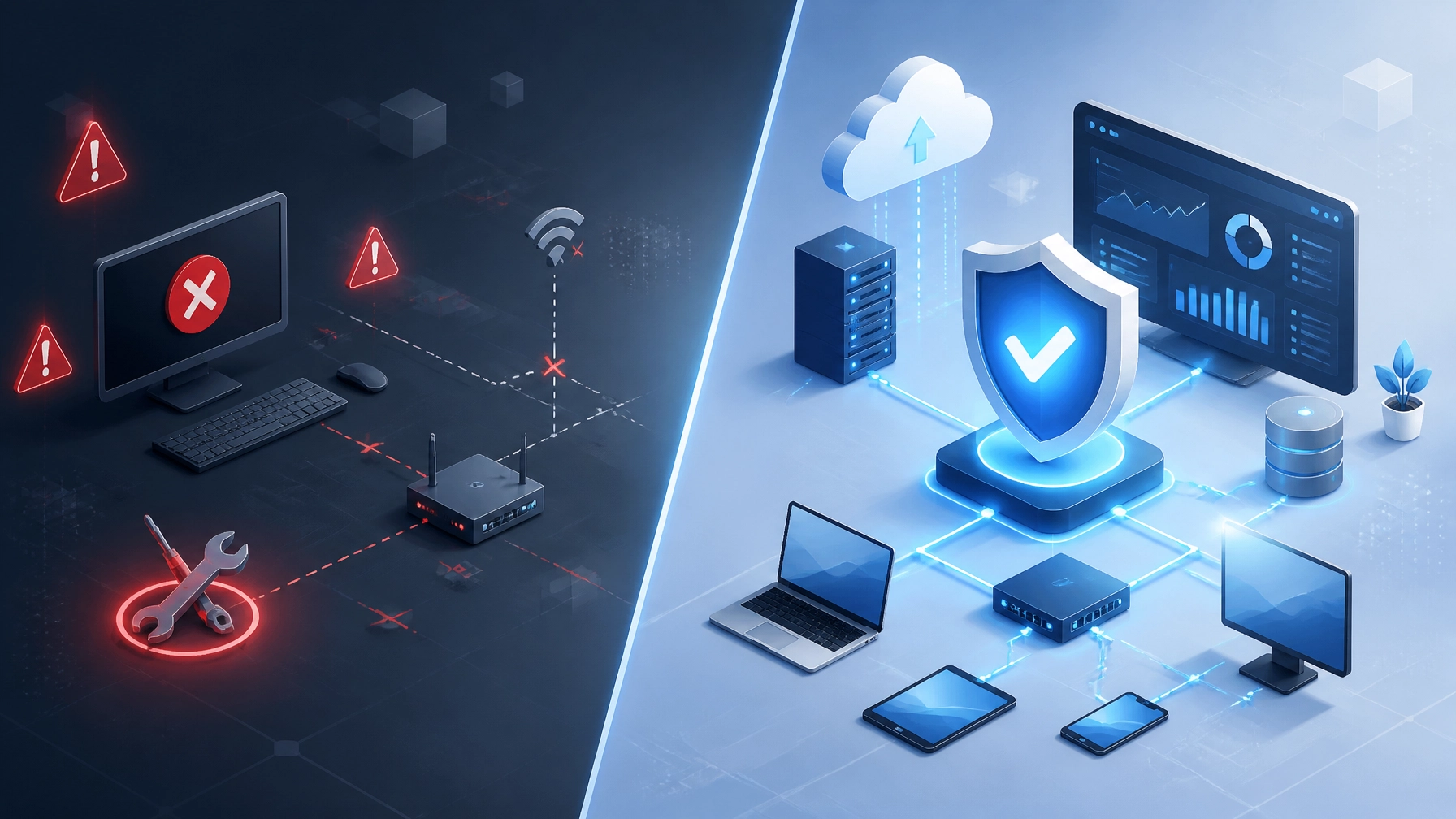 Featured image for “Managed IT vs. Break-Fix in 2026: Why Proactive Support Wins”